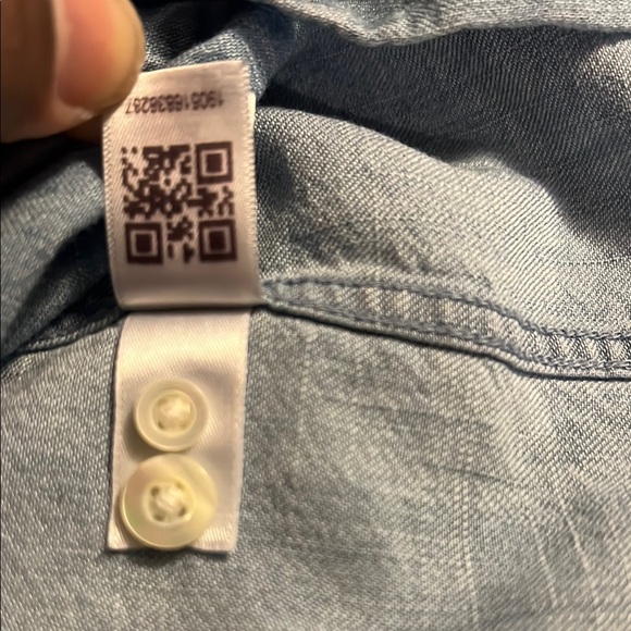 Bonobos Blue (Denim) Casual Button Down Long Sleeve Shirt Business Casual L EUC - Picture 7 of 7